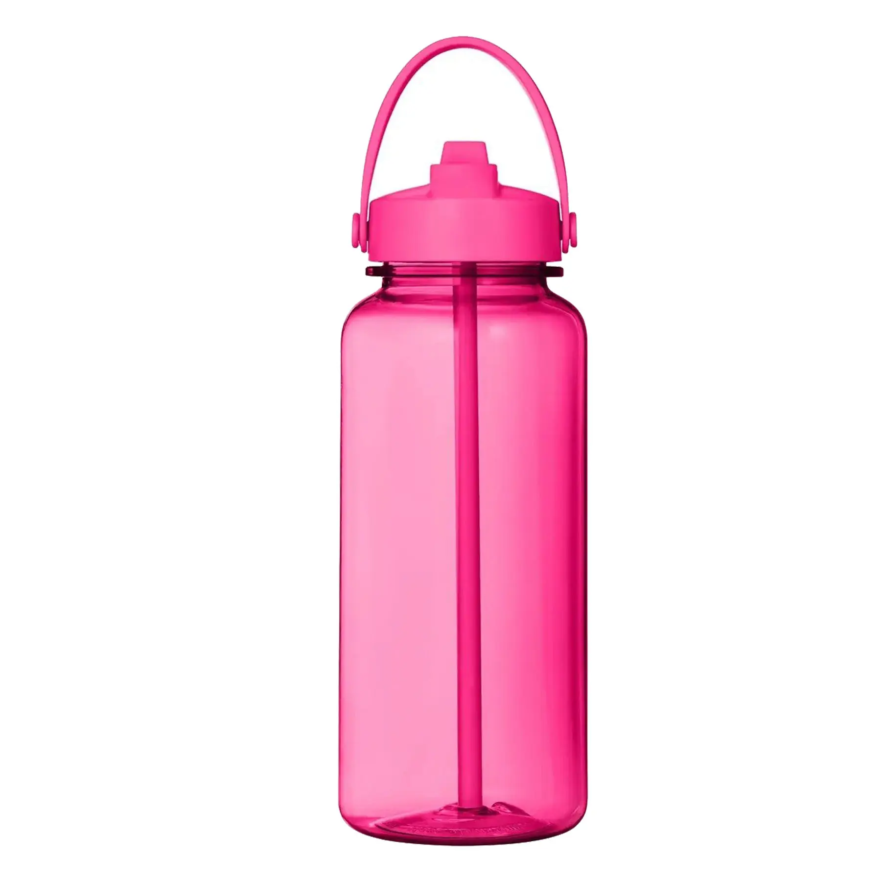 Tritan 33 oz Water Bottle with Flip Straw - Durable Neon Design