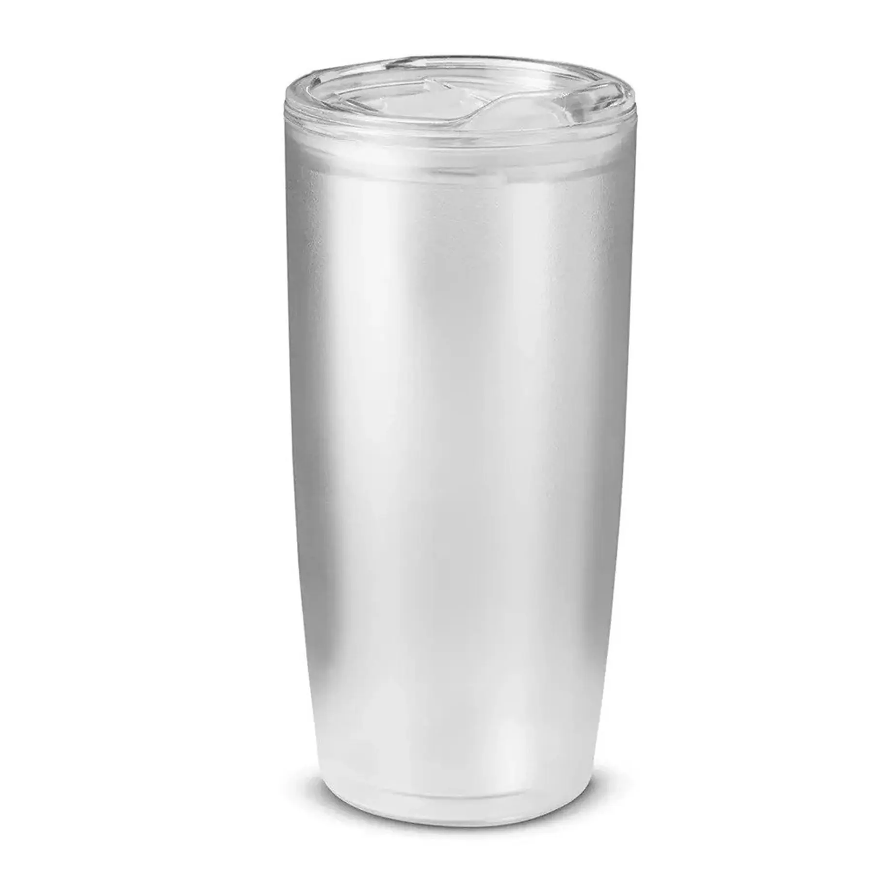 Frosted Double Wall Insulated Tumbler 22 Ounce Slide Lock Lid