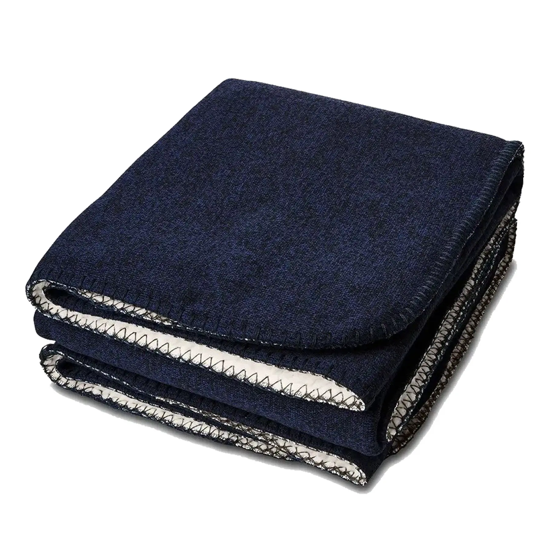 Plush Reversible Sherpa Throw Blanket with Storage Bag