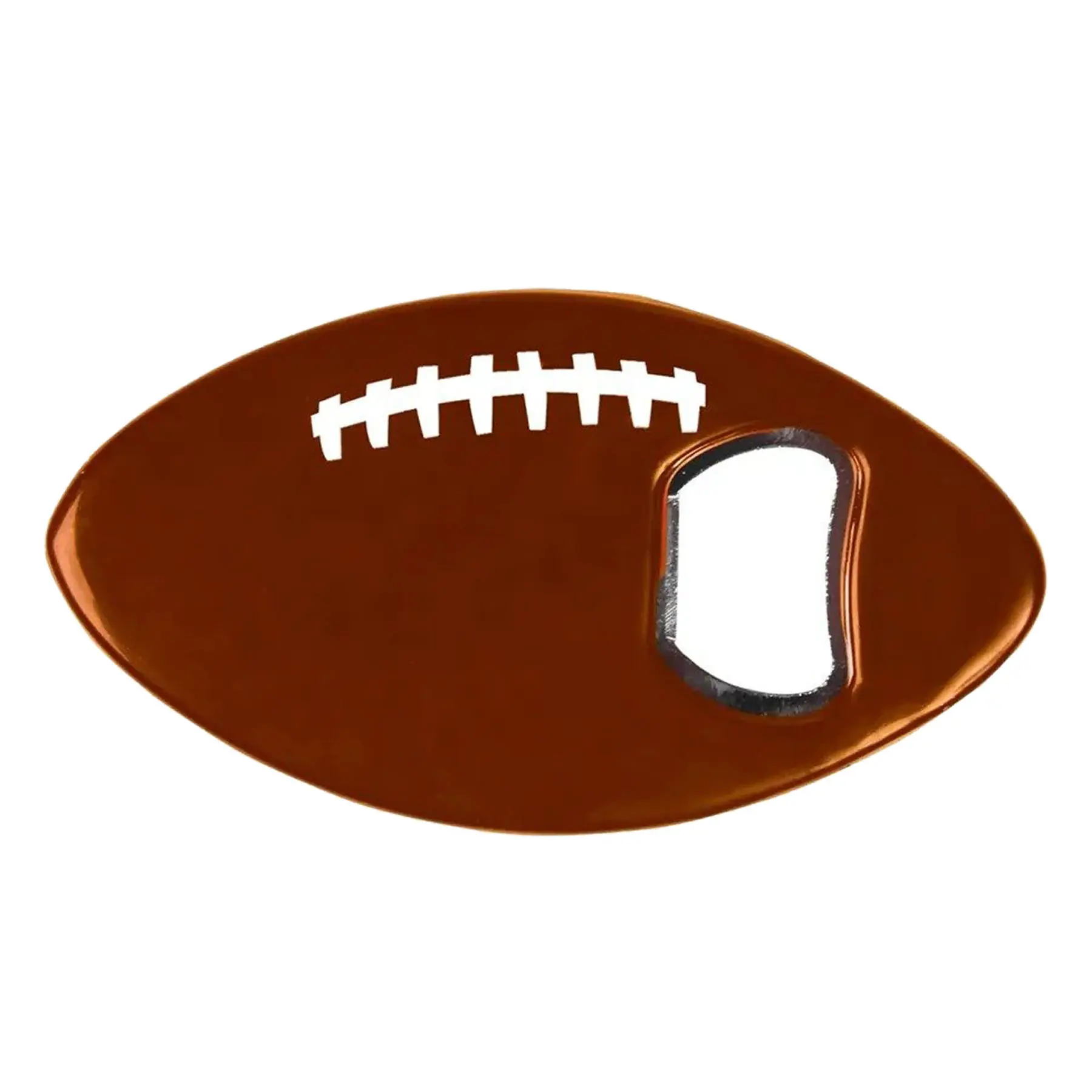Soccer Ball Bottle Opener - Sturdy Plastic with Metal Cap Lifter for Beer Soda