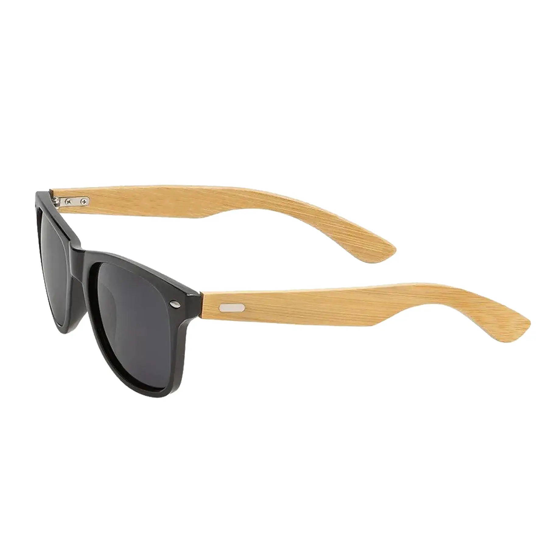 Bamboo Wood Sunglasses Recycled ABS Frame UV400 Protection