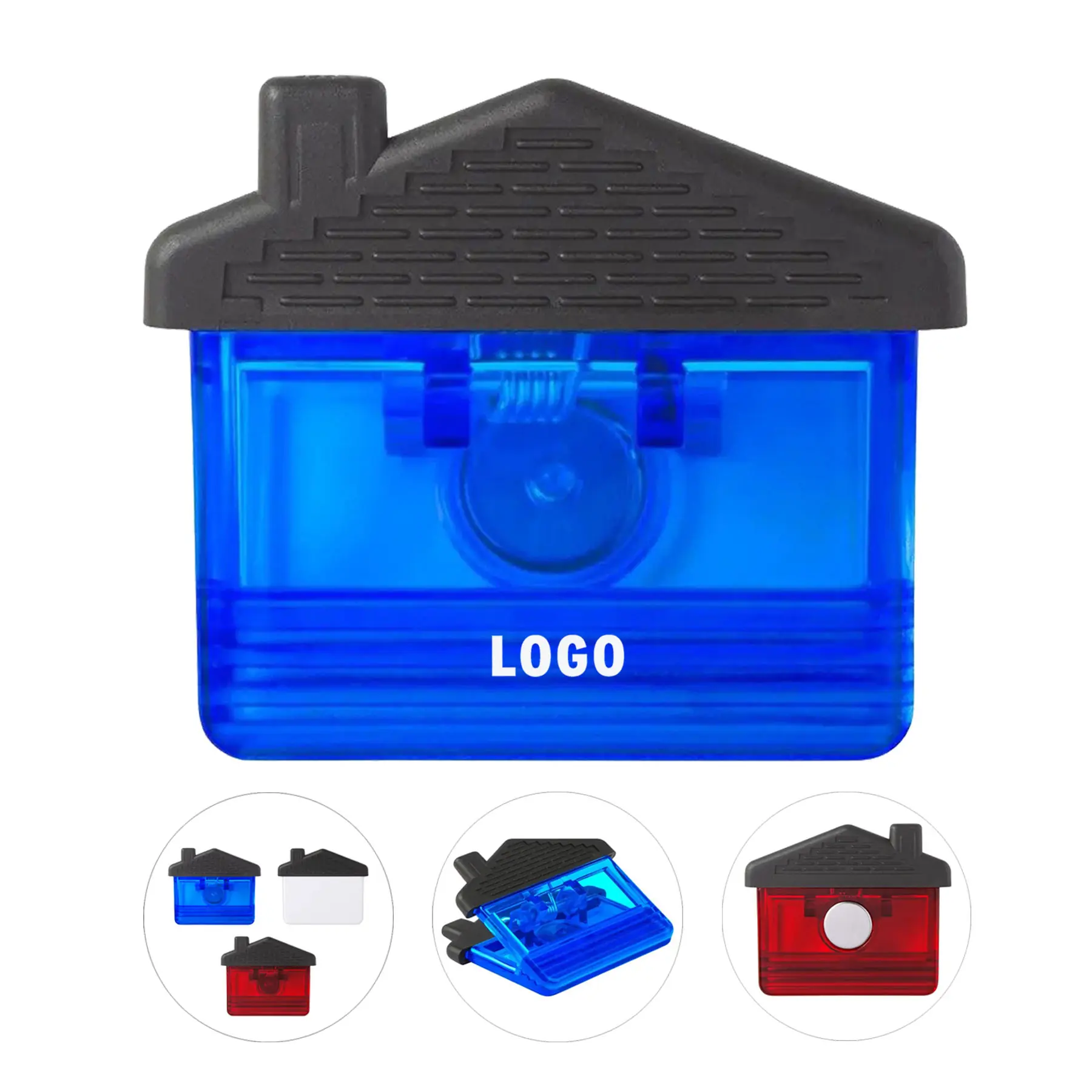 Eco House Magnetic Memo Clip from Recycled Plastic 2