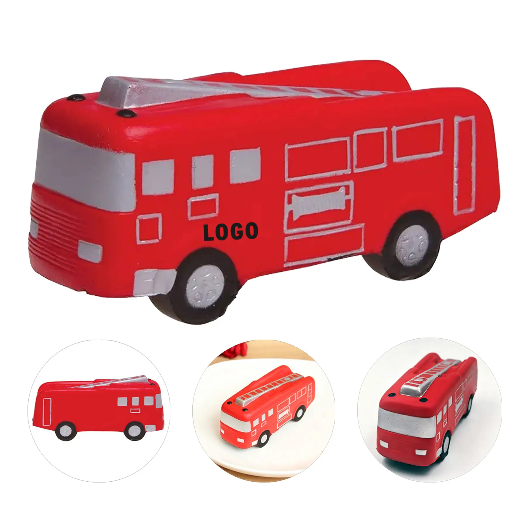 Custom Fire Engine Squeeze Stress Reliever 2