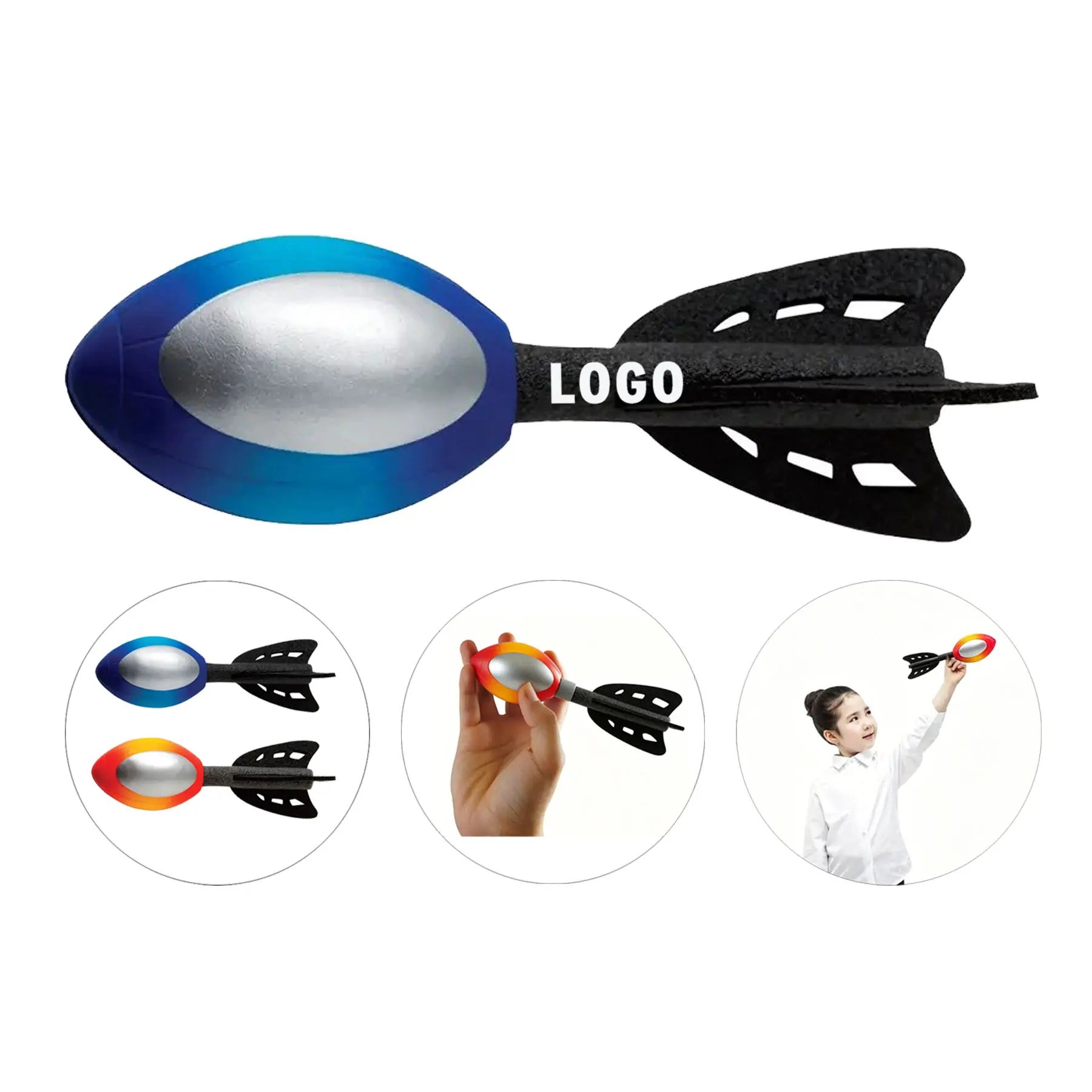 Soft Squeezable Foam Glider with Vibrant Airbrush Finish 2
