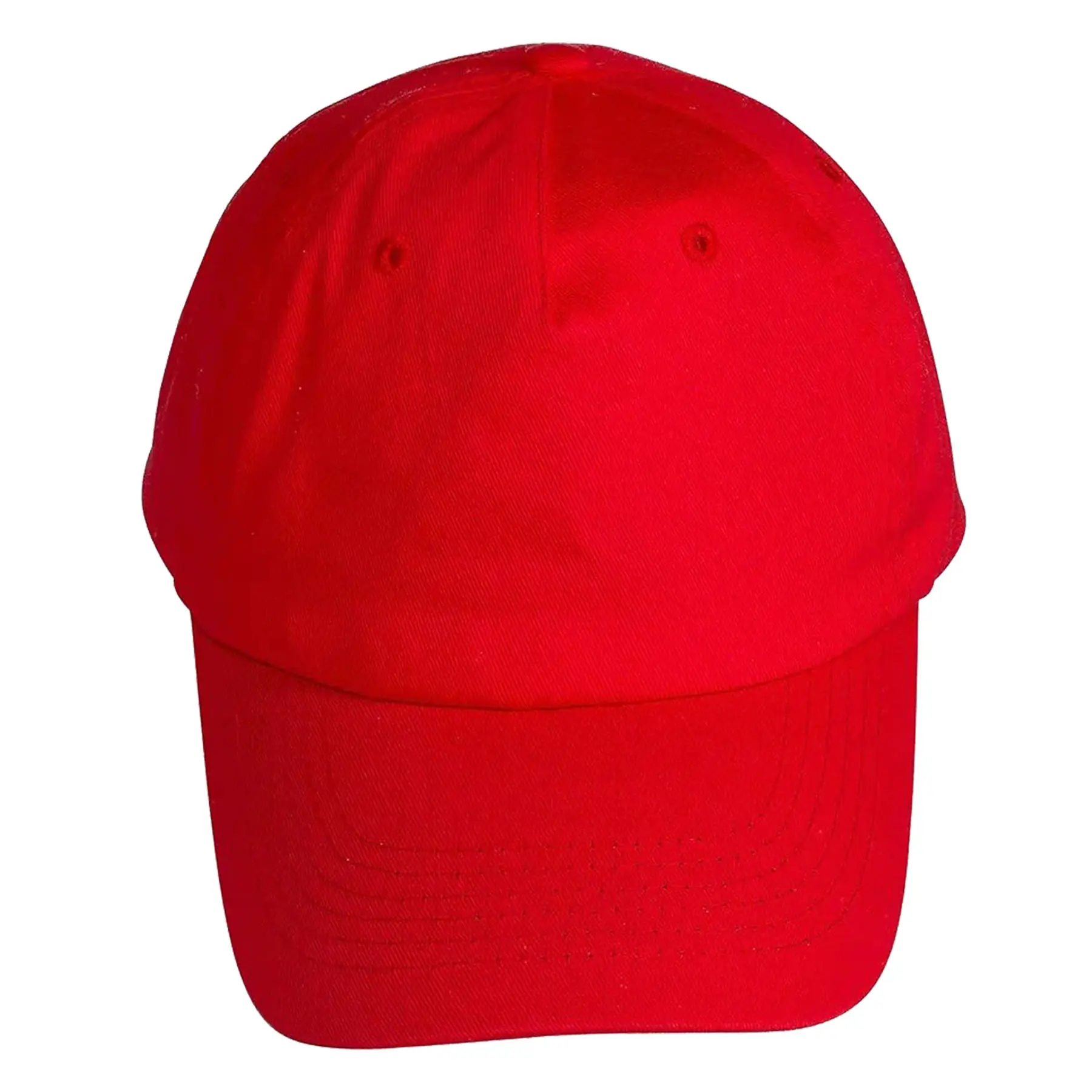 Medium Profile 5 Panel Cotton Twill Cap Pre Curved Brim