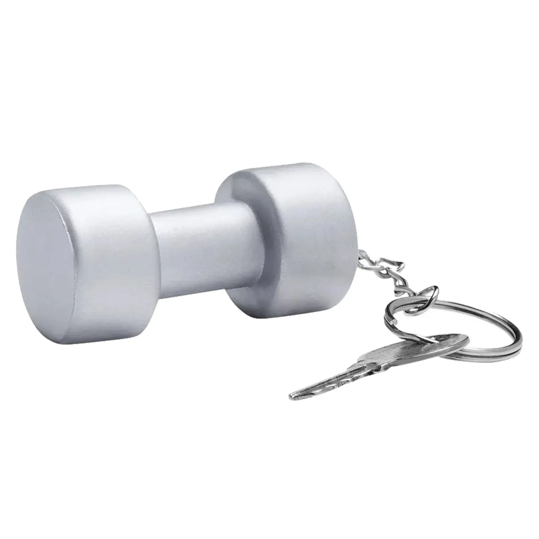 Custom Logo Foam Dumbbell Stress Ball Keychain Giveaway