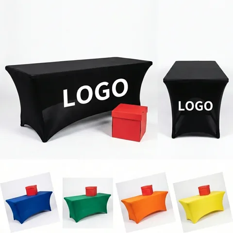 Professional Spandex Stretch Table Cover for Trade Shows and Events