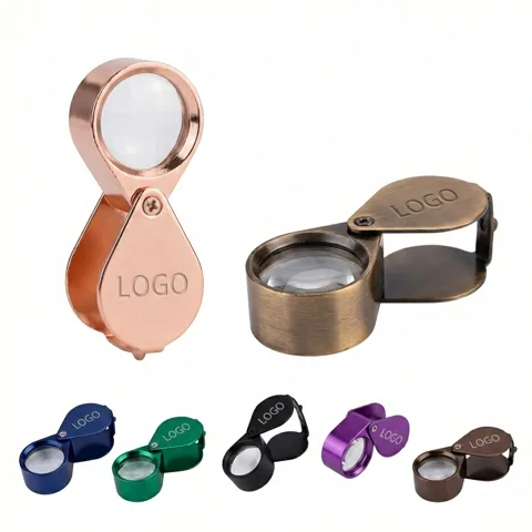 Precision 30X Metal Folding Magnifier with Protective Swing Cover